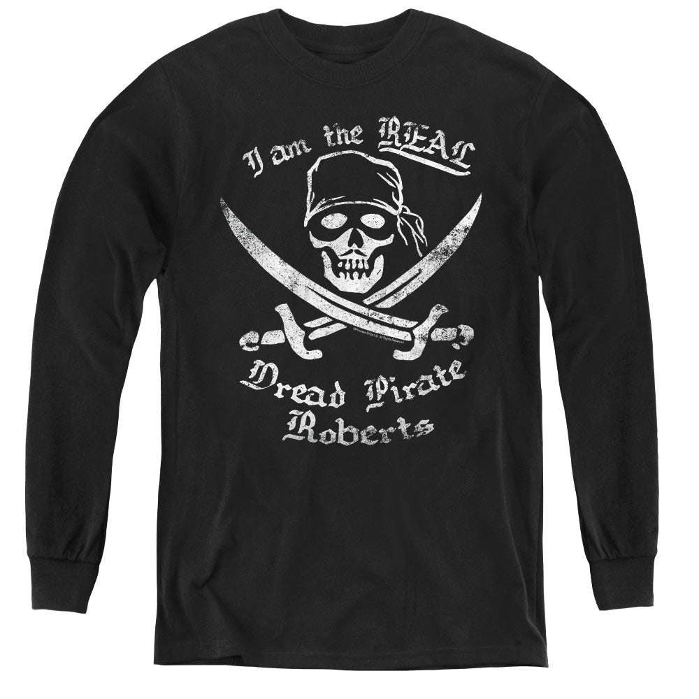 Princess Bride - The Real Dpr - Youth Long Sleeve Tee - Black