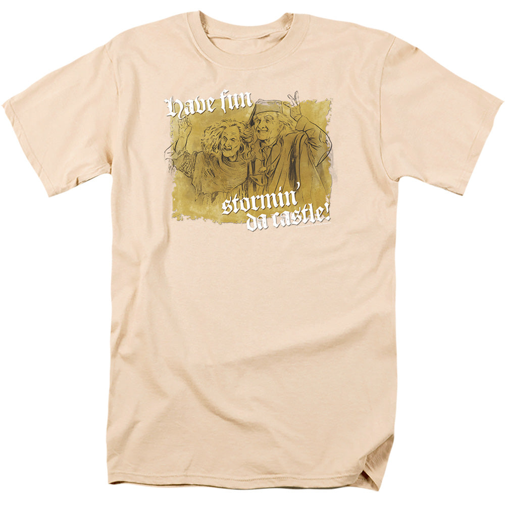 Princess Bride - Stormin Da Castle - Short Sleeve Adult 18/1 - Cream T-shirt