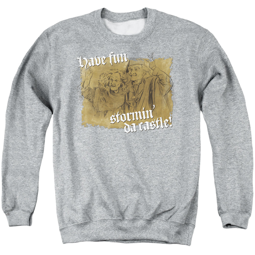 Princess Bride - Stormin Da Castle - Adult Crewneck Sweatshirt - Athletic Heather