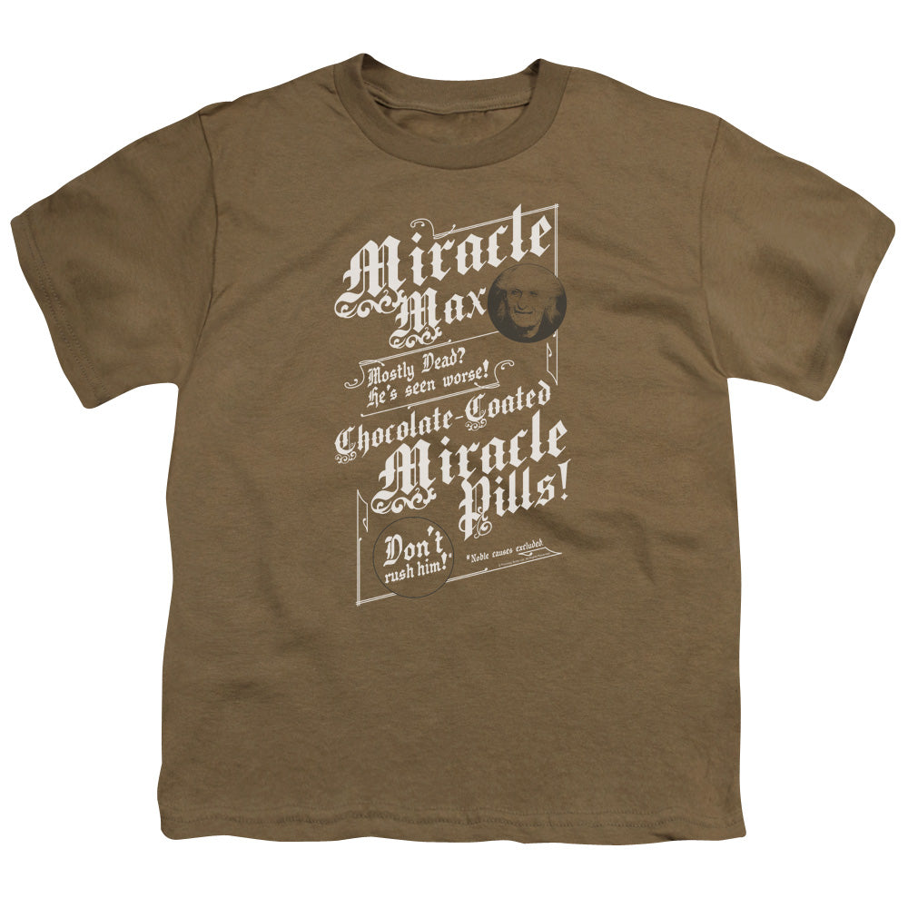 Princess Bride - Miracle Max - Short Sleeve Youth 18/1 - Safari Green T-shirt