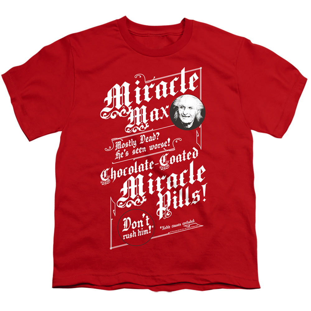 Princess Bride - Miracle Max - Short Sleeve Youth 18/1 - Red T-shirt