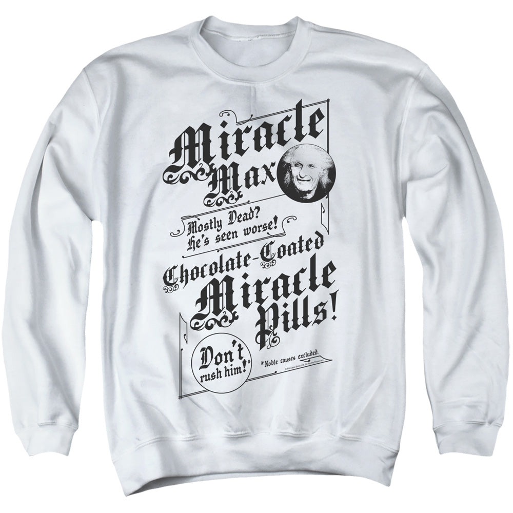 Princess Bride - Miracle Max - Adult Crewneck Sweatshirt - White