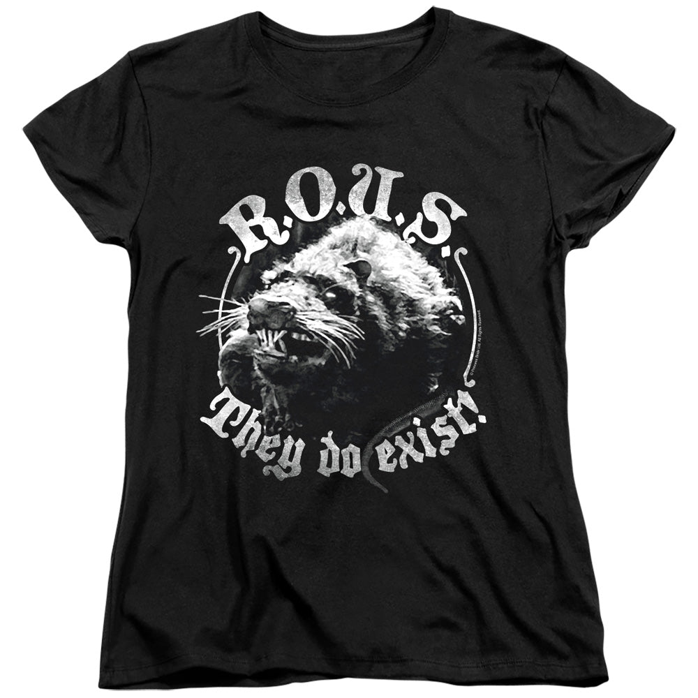 Princess Bride - They Do Exist - Short Sleeve Womens Tee - Black T-shirt