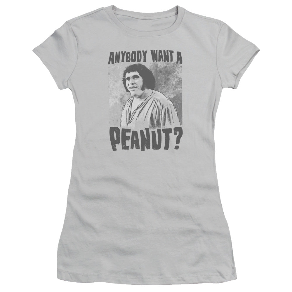 Princess Bride - A Giant Snack - Short Sleeve Junior Sheer - Silver T-shirt