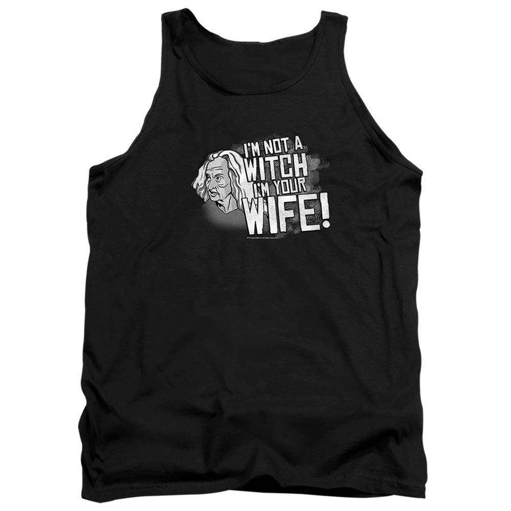 Princess Bride - Not A Witch - Adult Tank - Black