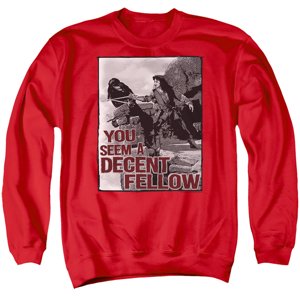 Princess Bride - Fellow - Adult Crewneck Sweatshirt - Red