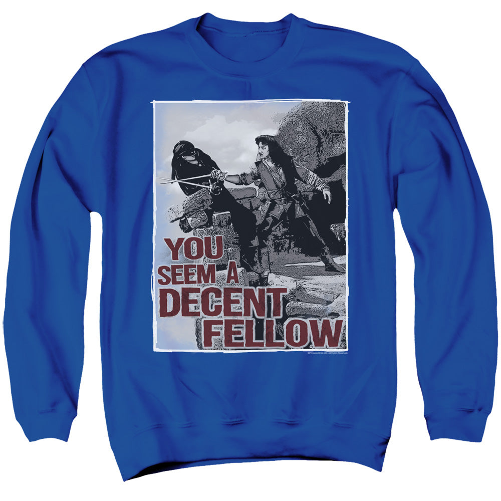 Princess Bride - Fellow - Adult Crewneck Sweatshirt - Royal Blue