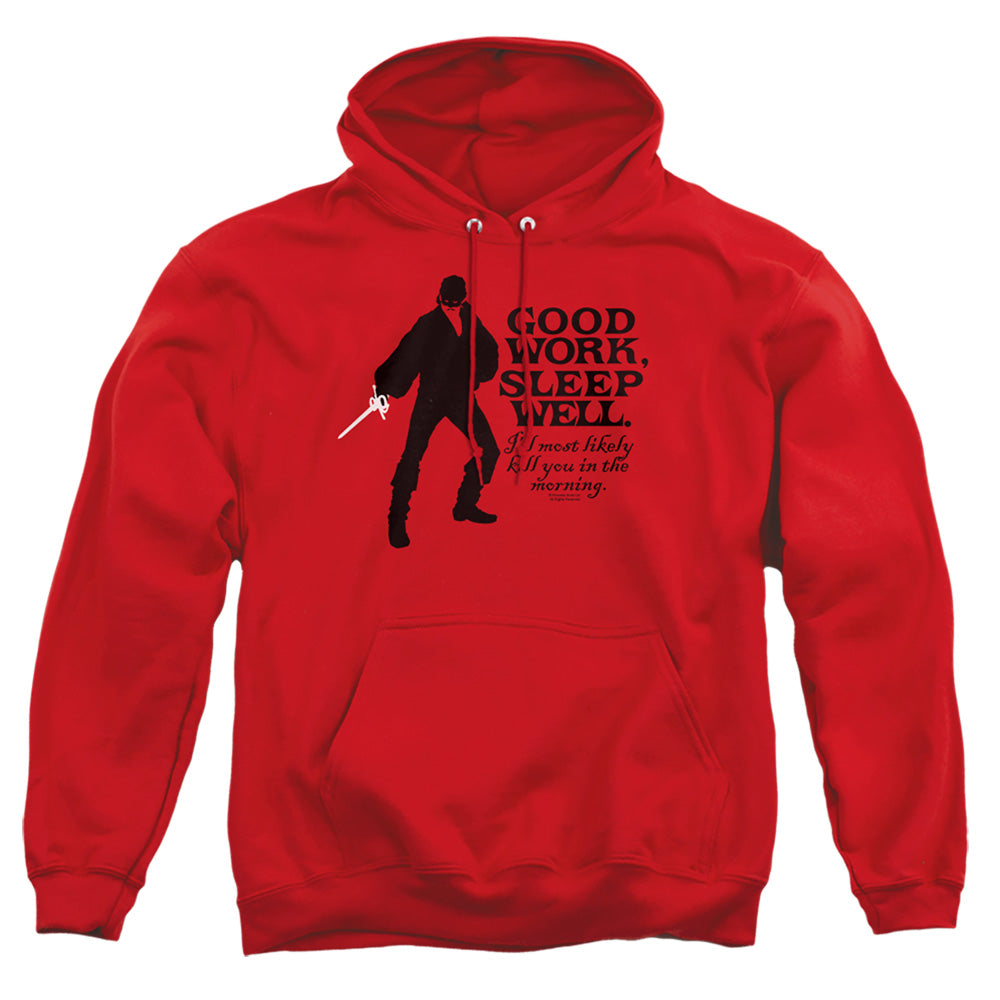 Princess Bride - Good Work - Adult Pull-over Hoodie - Red