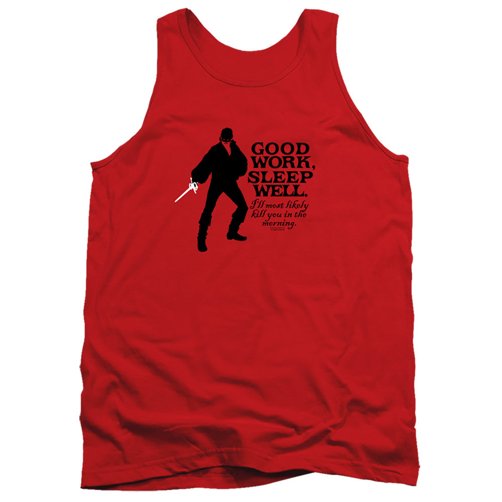 Princess Bride - Good Work - Adult Tank - Red