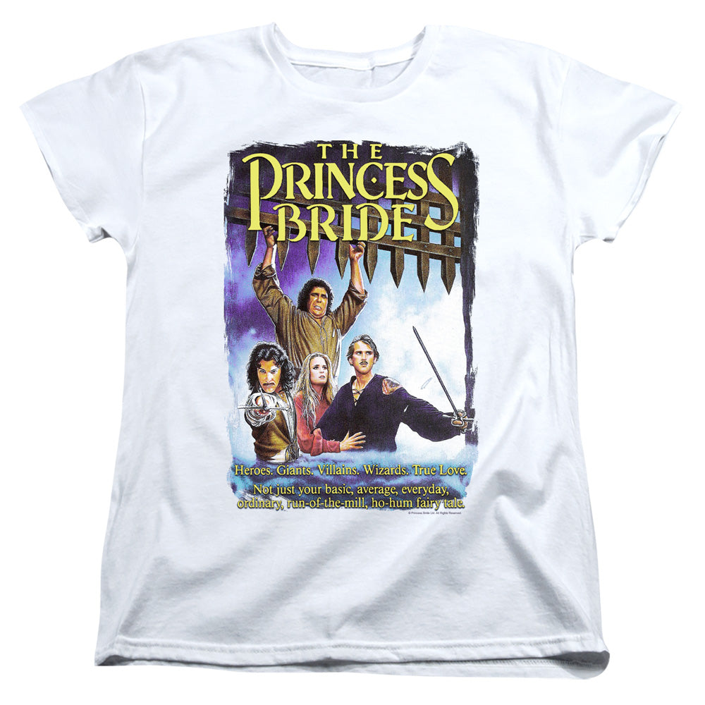 Princess Bride - Alt Poster - Short Sleeve Womens Tee - White T-shirt