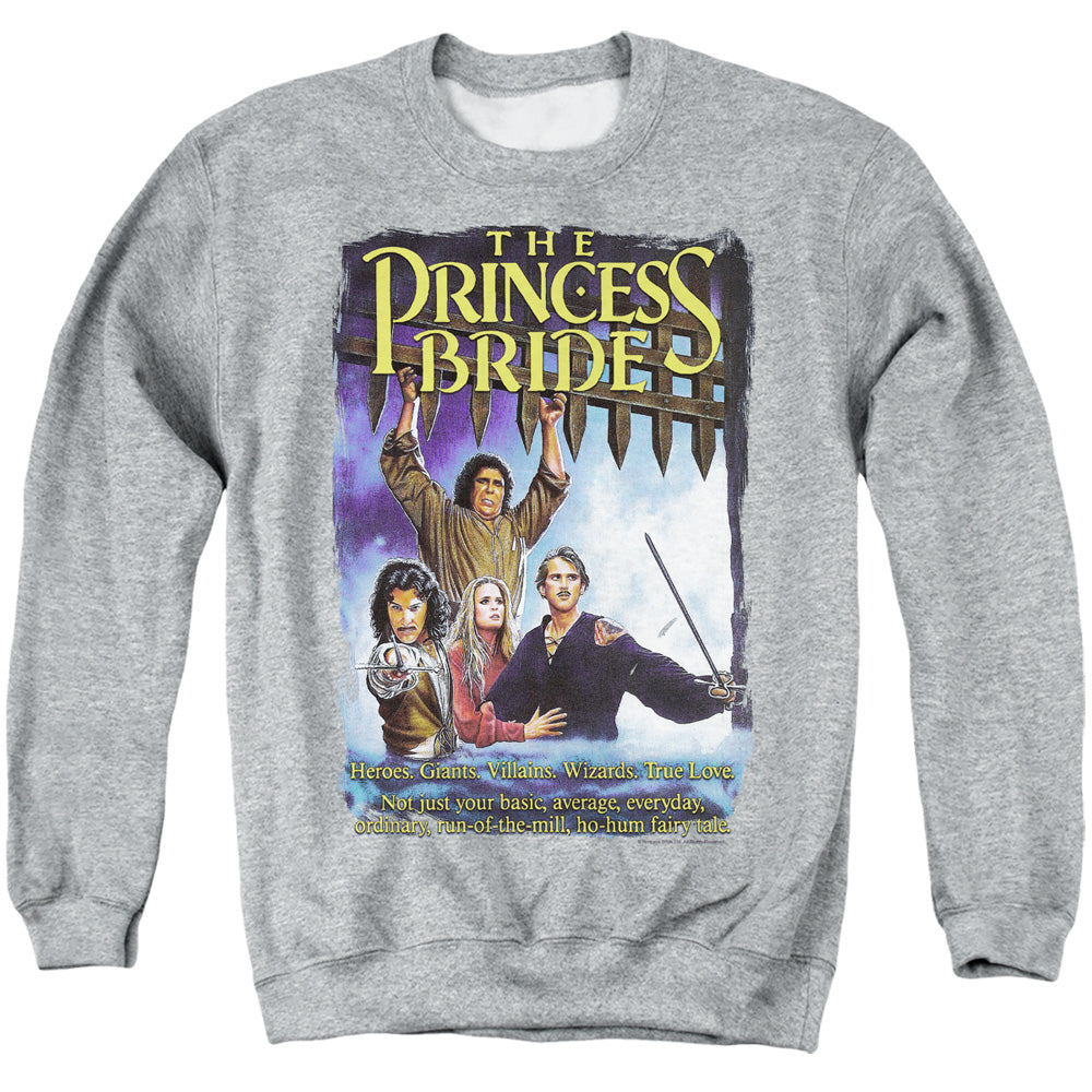 Princess Bride - Alt Poster - Adult Crewneck Sweatshirt - Athletic Heather