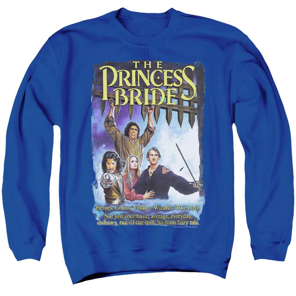 Princess Bride - Alt Poster - Adult Crewneck Sweatshirt - Royal Blue