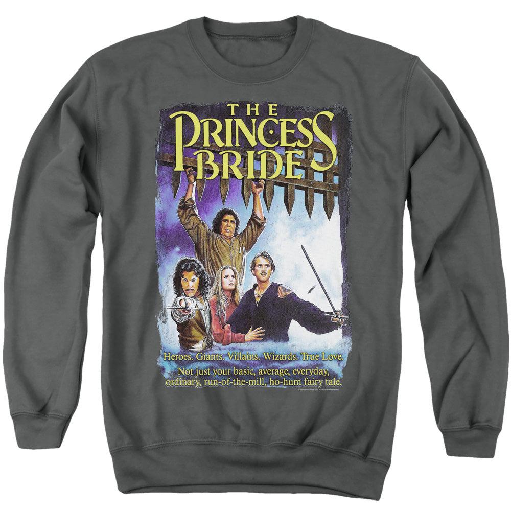 Princess Bride - Alt Poster - Adult Crewneck Sweatshirt - Charcoal
