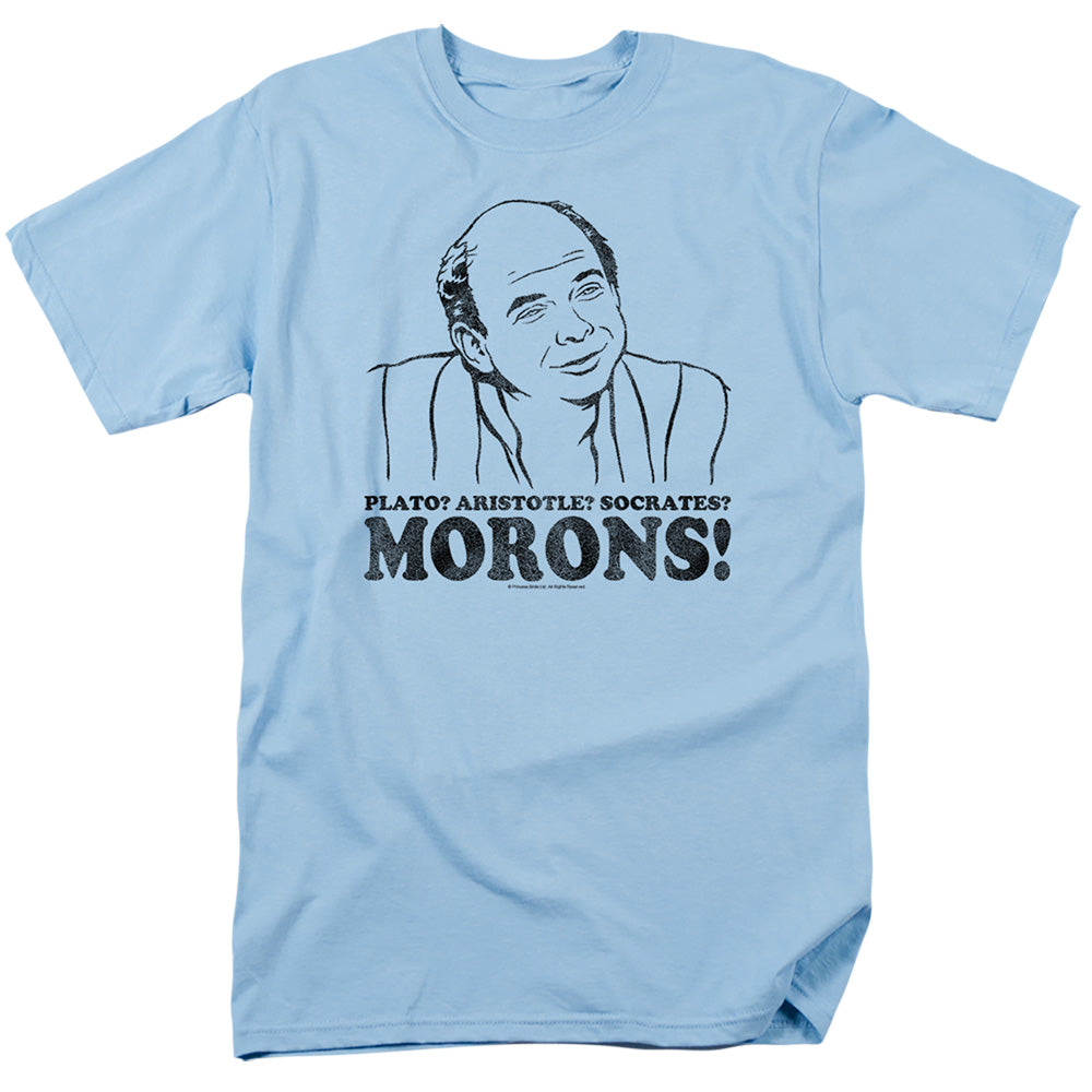 Princess Bride - Morons - Short Sleeve Adult 18/1 - Light Blue T-shirt