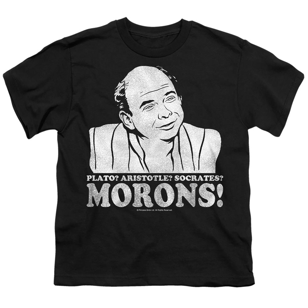 Princess Bride - Morons - Short Sleeve Youth 18/1 - Black T-shirt