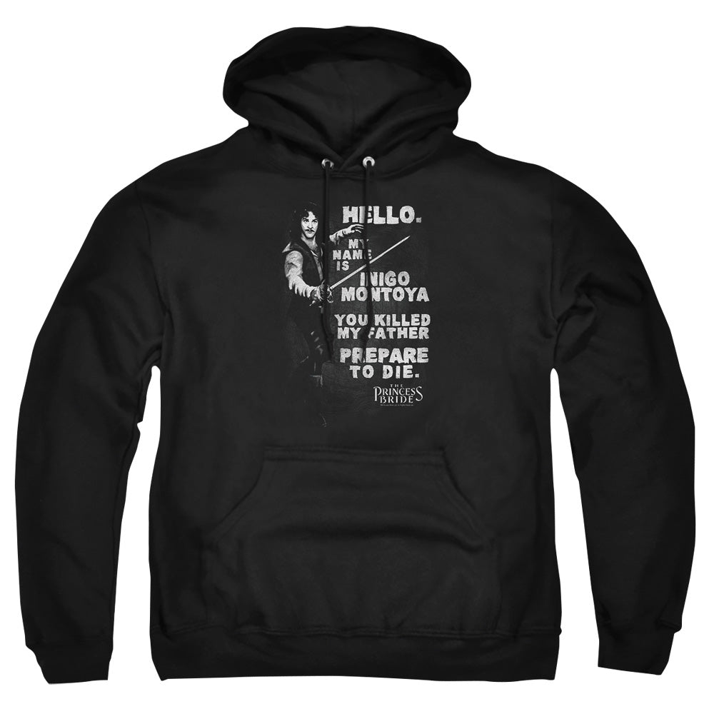 Princess Bride - Hello Again - Adult Pull-over Hoodie - Black
