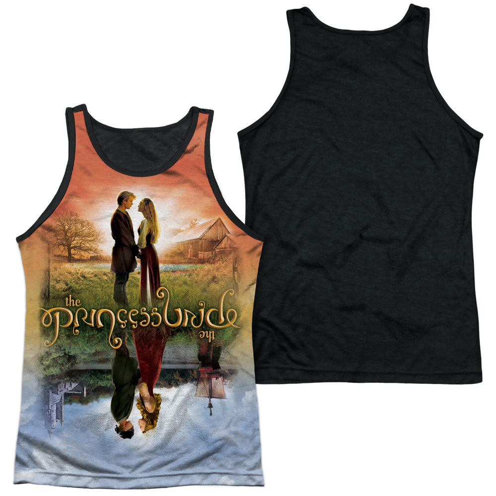 Princess Bride - Poster Sub - Adult Poly Tank Top Black Back - White