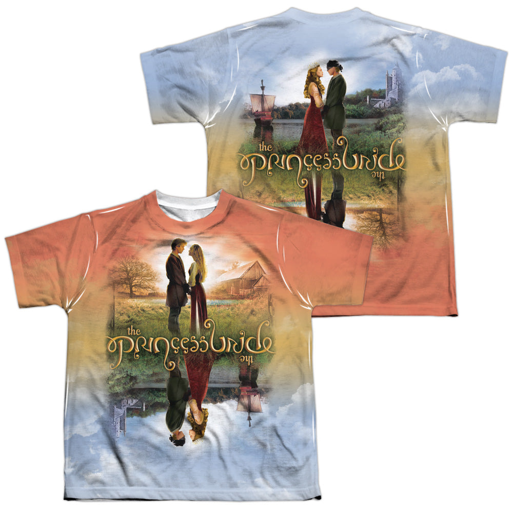 Princess Bride - Poster Sub (Front/back Print) - Short Sleeve Youth Poly Crew - White T-shirt