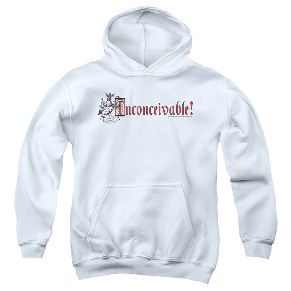 Princess Bride - Vizzini Crest - Youth Pull-over Hoodie - White