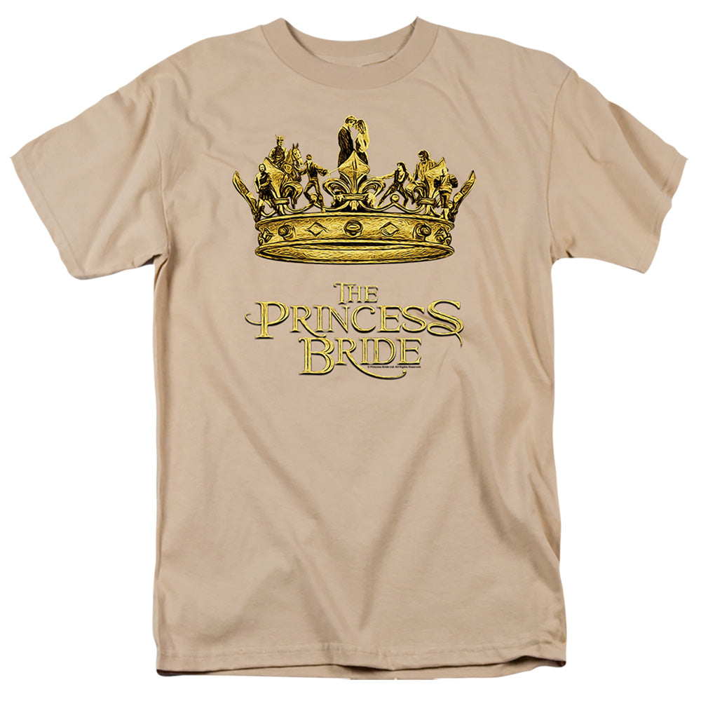 Princess Bride - Crown - Short Sleeve Adult 18/1 - Sand T-shirt