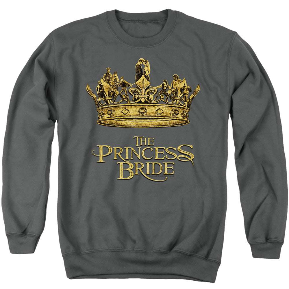 Princess Bride - Crown - Adult Crewneck Sweatshirt - Charcoal