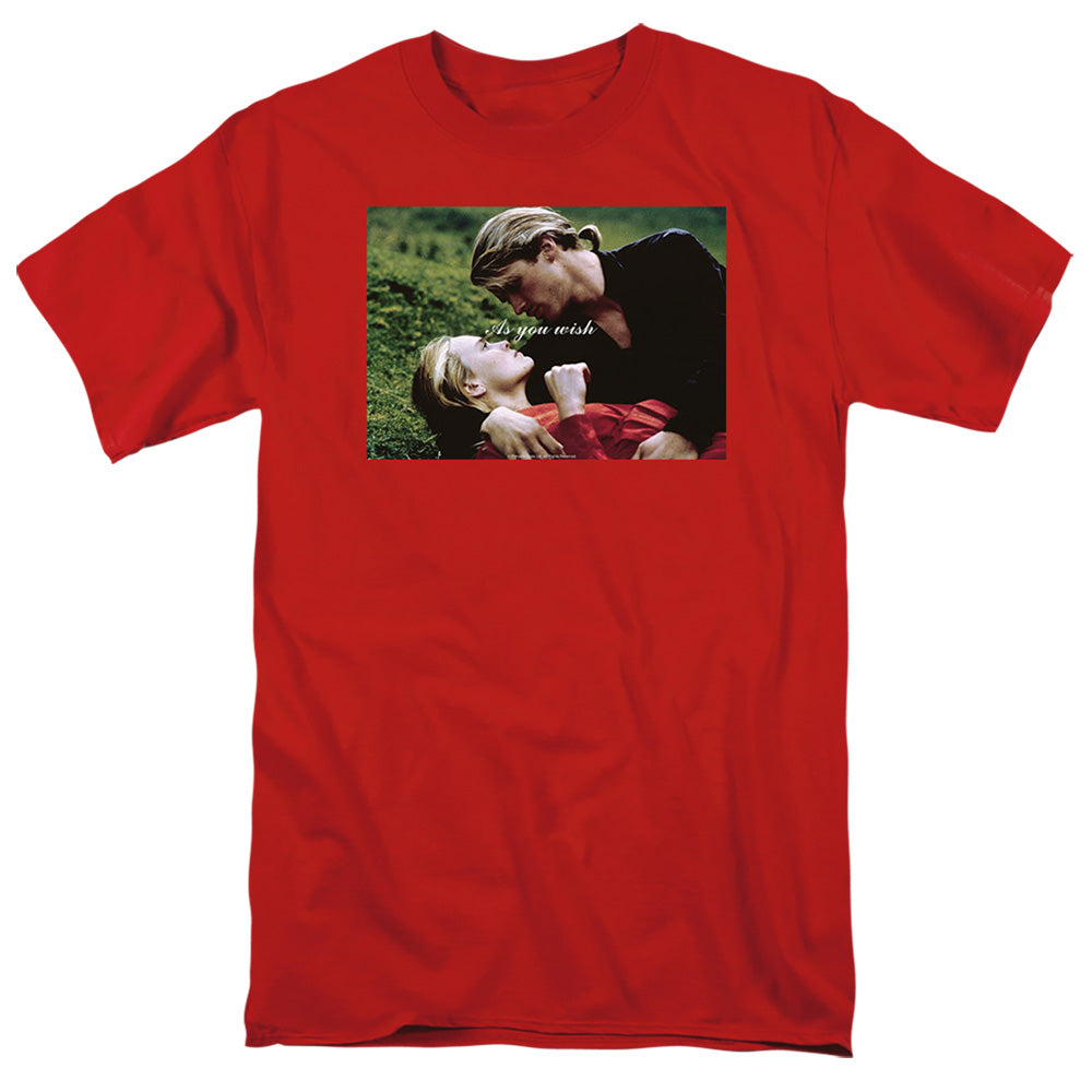 Princess Bride - As You Wish - Short Sleeve Adult 18/1 - Red T-shirt