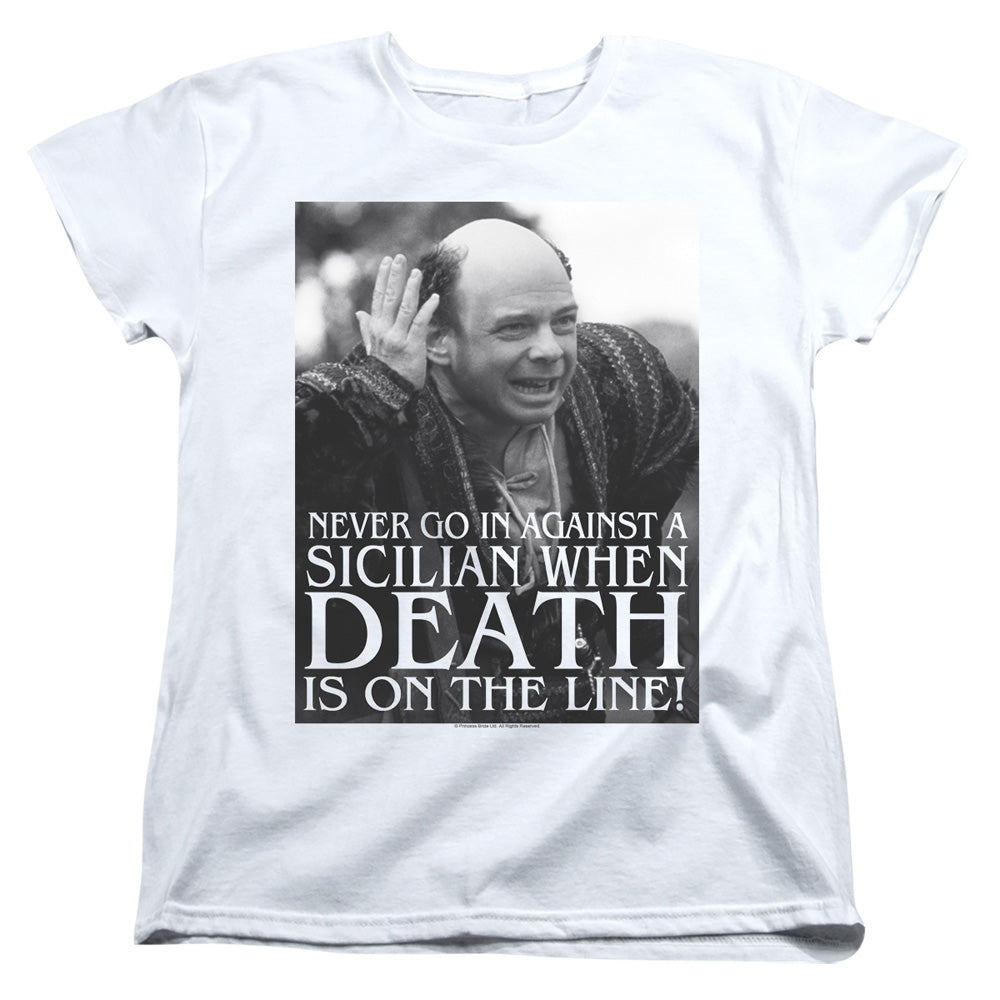 Princess Bride - Sicilian - Short Sleeve Womens Tee - White T-shirt