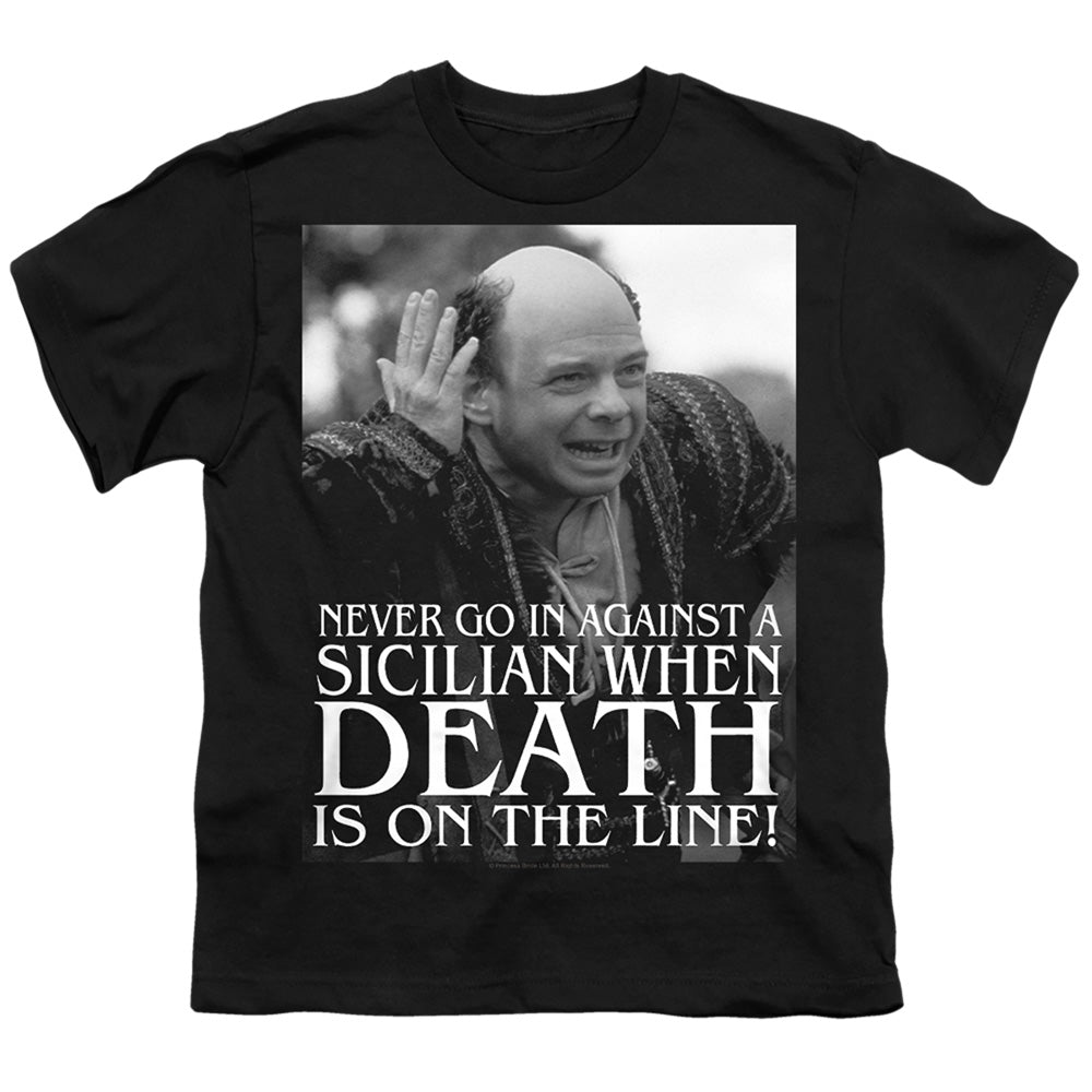 Princess Bride - Sicilian - Short Sleeve Youth 18/1 - Black T-shirt