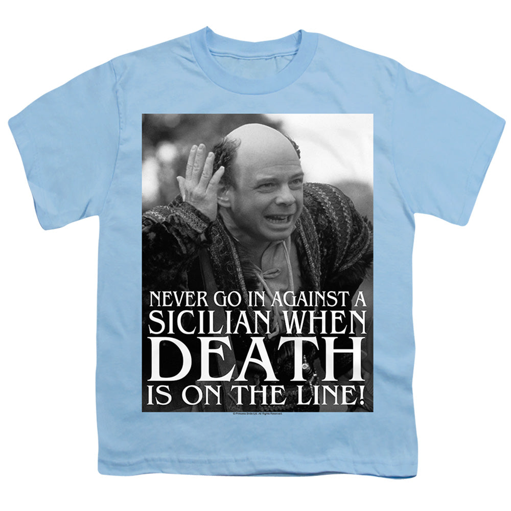 Princess Bride - Sicilian - Short Sleeve Youth 18/1 - Light Blue T-shirt