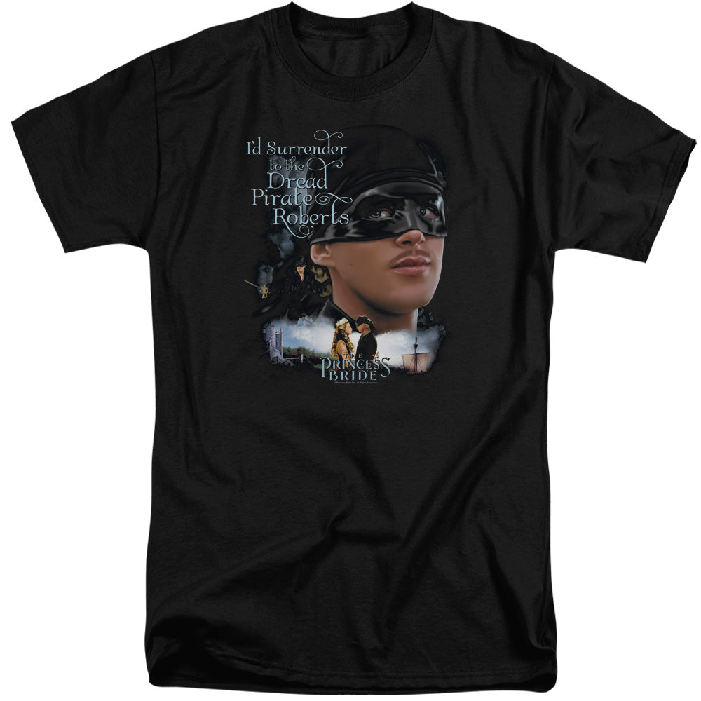 Princess Bride - Surrender - Short Sleeve Adult Tall - Black T-shirt
