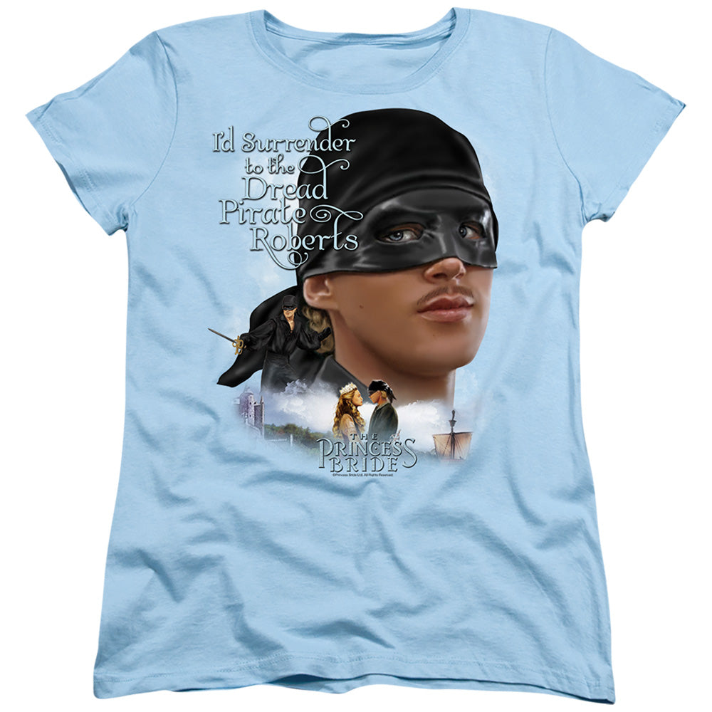 Princess Bride - Surrender - Short Sleeve Womens Tee - Light Blue T-shirt