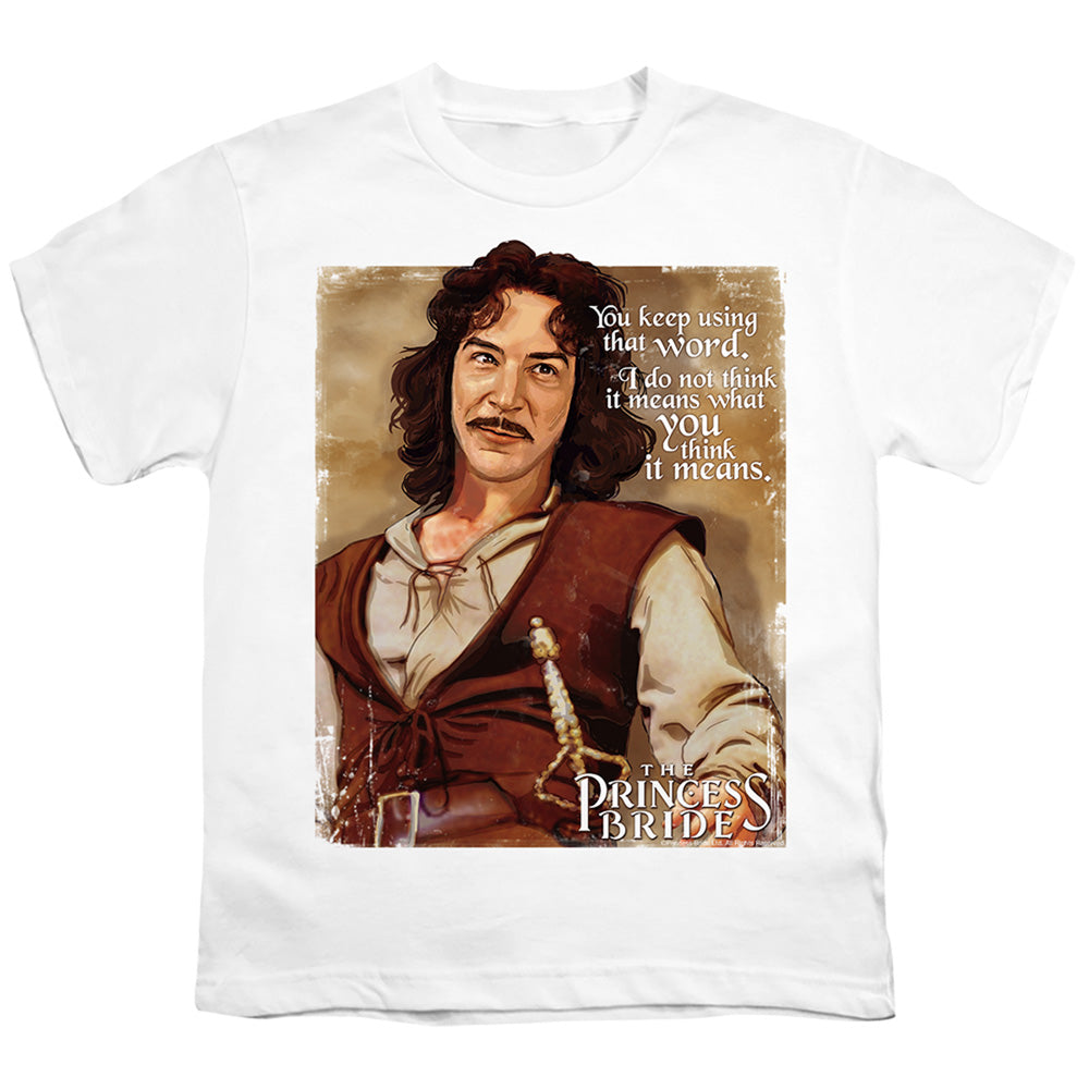 Princess Bride - Word - Short Sleeve Youth 18/1 - White T-shirt