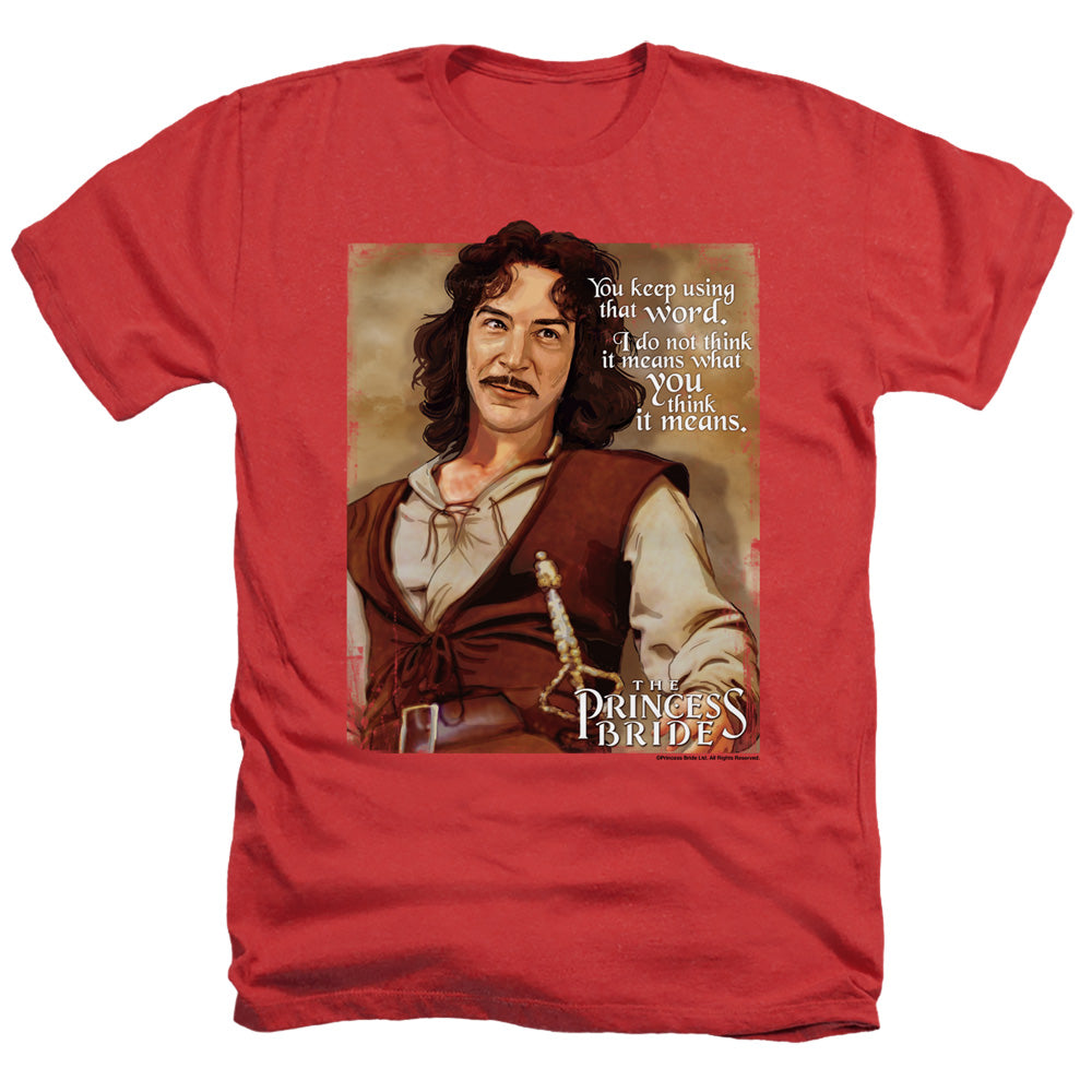 Princess Bride - Word - Adult Heather - Red
