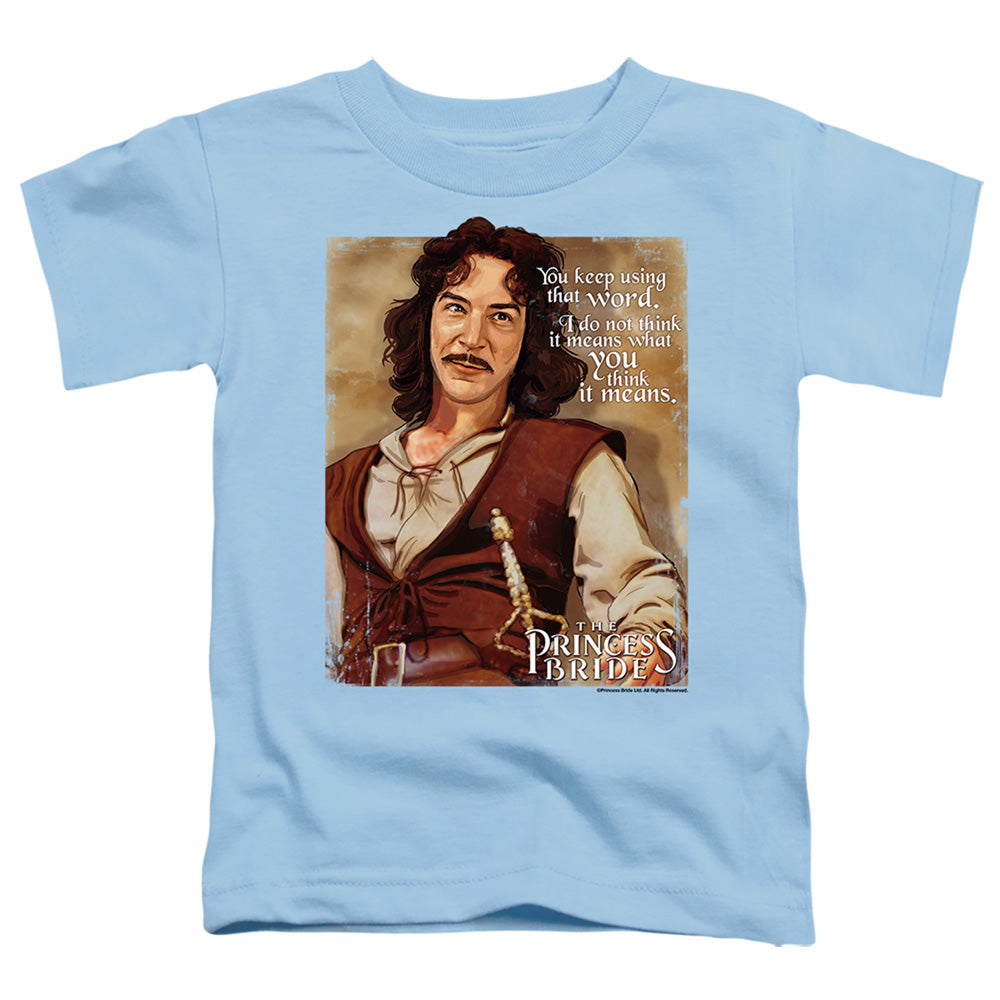 Princess Bride - Word - Short Sleeve Toddler Tee - Light Blue T-shirt