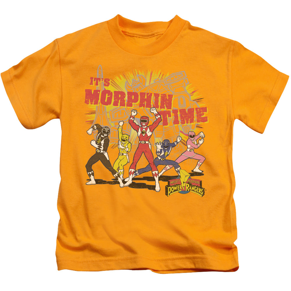 Power Rangers - Morphin Time - Short Sleeve Juvenile 18/1 - Gold T-shirt