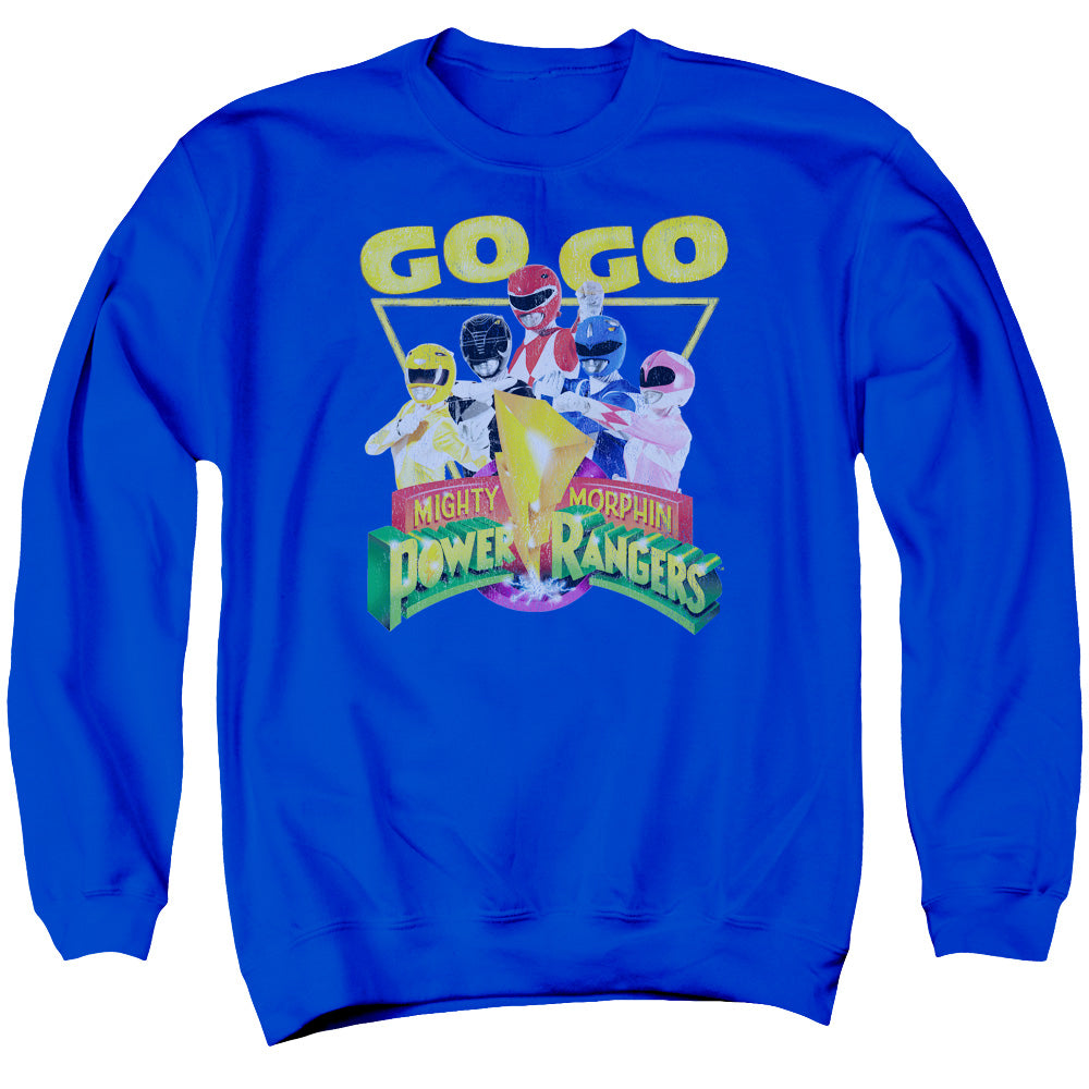 Power Rangers - Go Go - Adult Crewneck Sweatshirt - Royal Blue