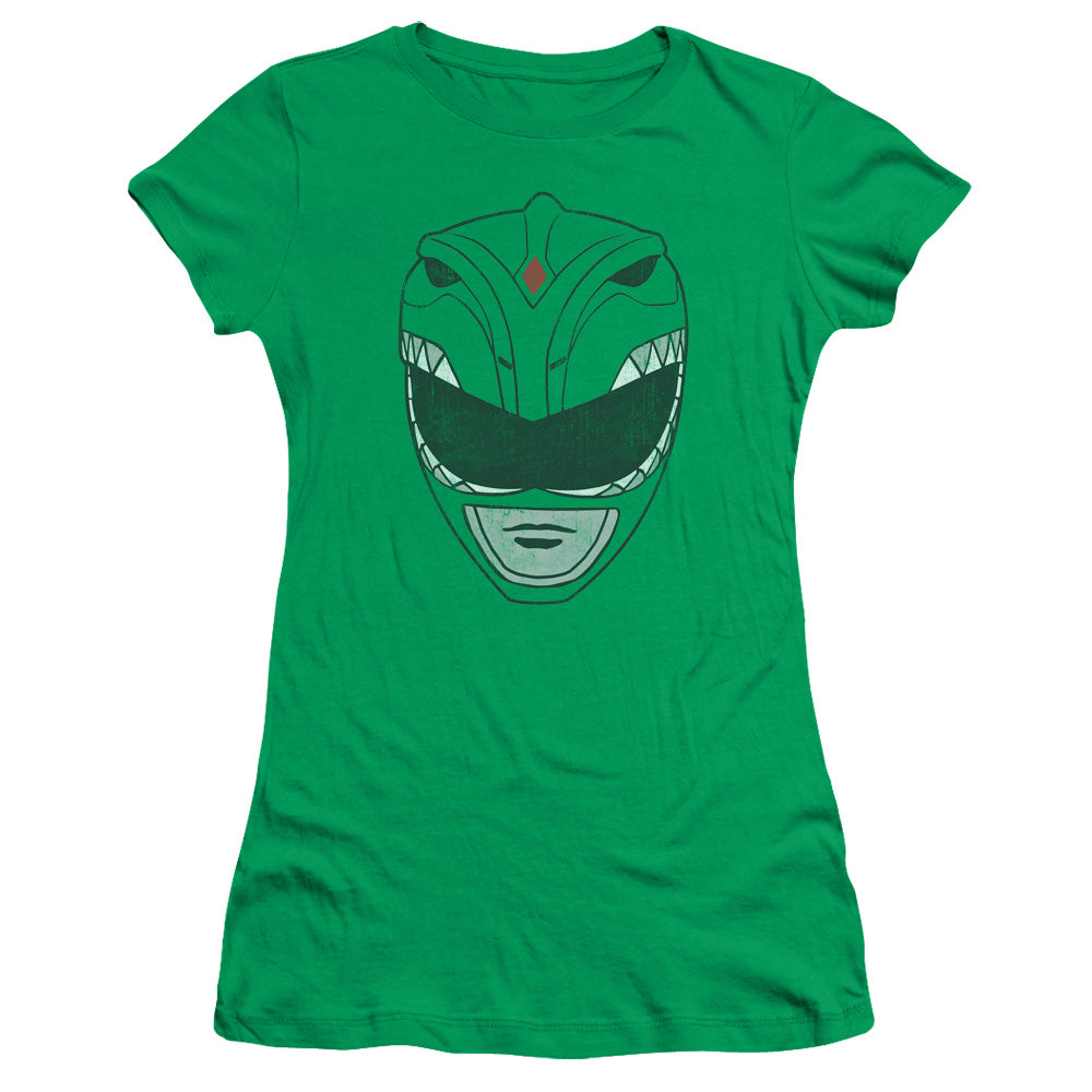 Power Rangers - Green Ranger - Short Sleeve Junior Sheer - Kelly Green T-shirt