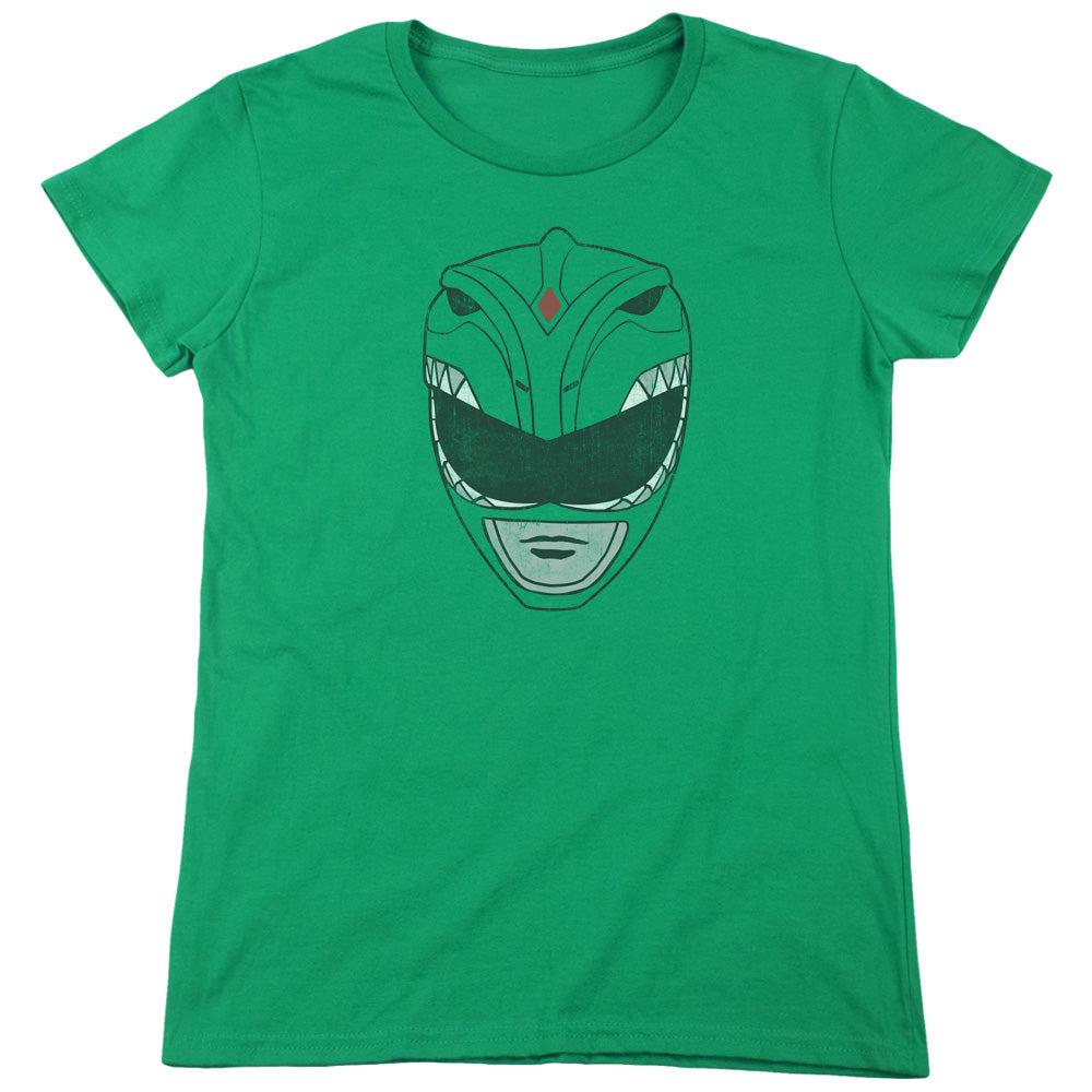 Power Rangers - Green Ranger - Short Sleeve Womens Tee - Kelly Green T-shirt