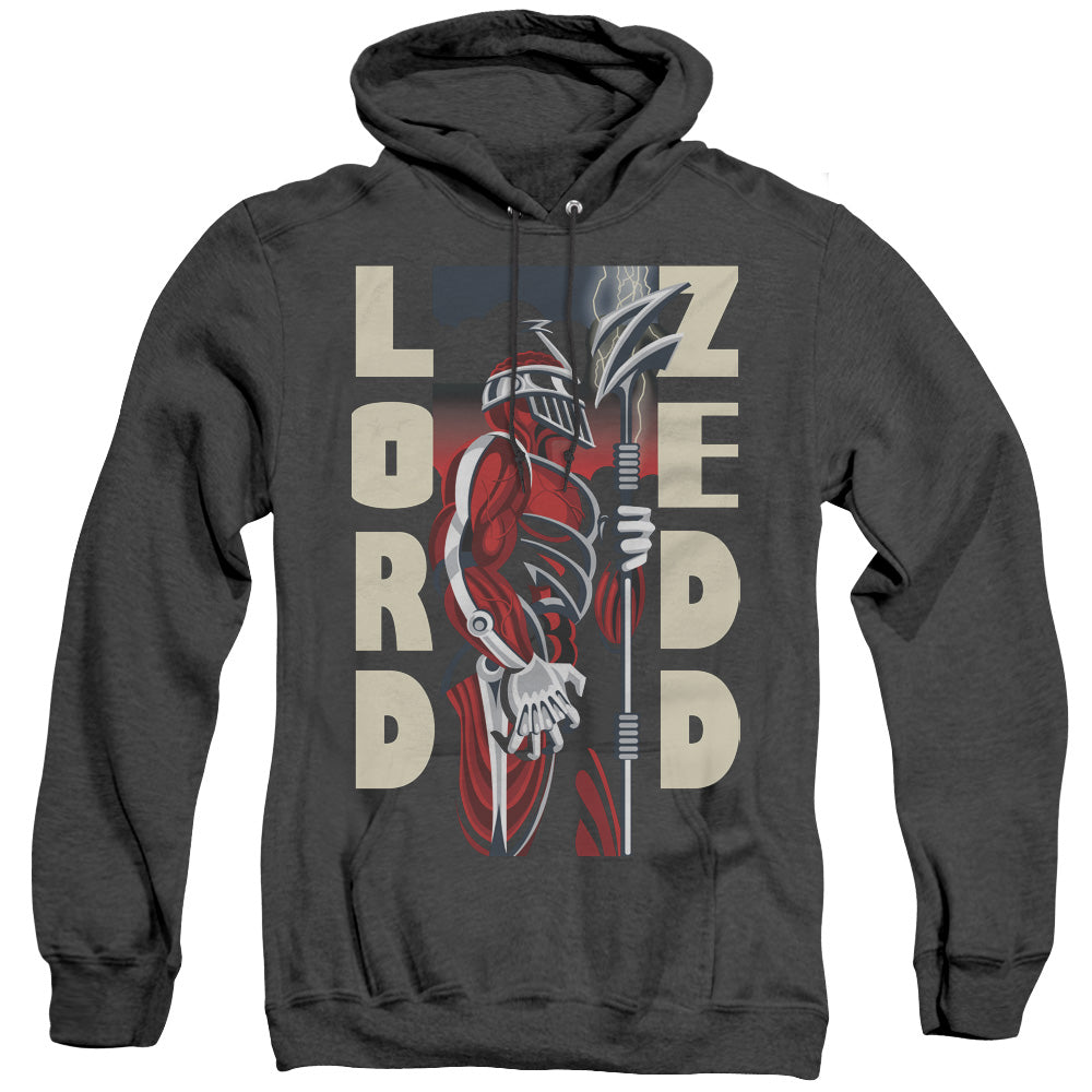 Power Rangers - Zedd Deco - Adult Heather Hoodie - Black