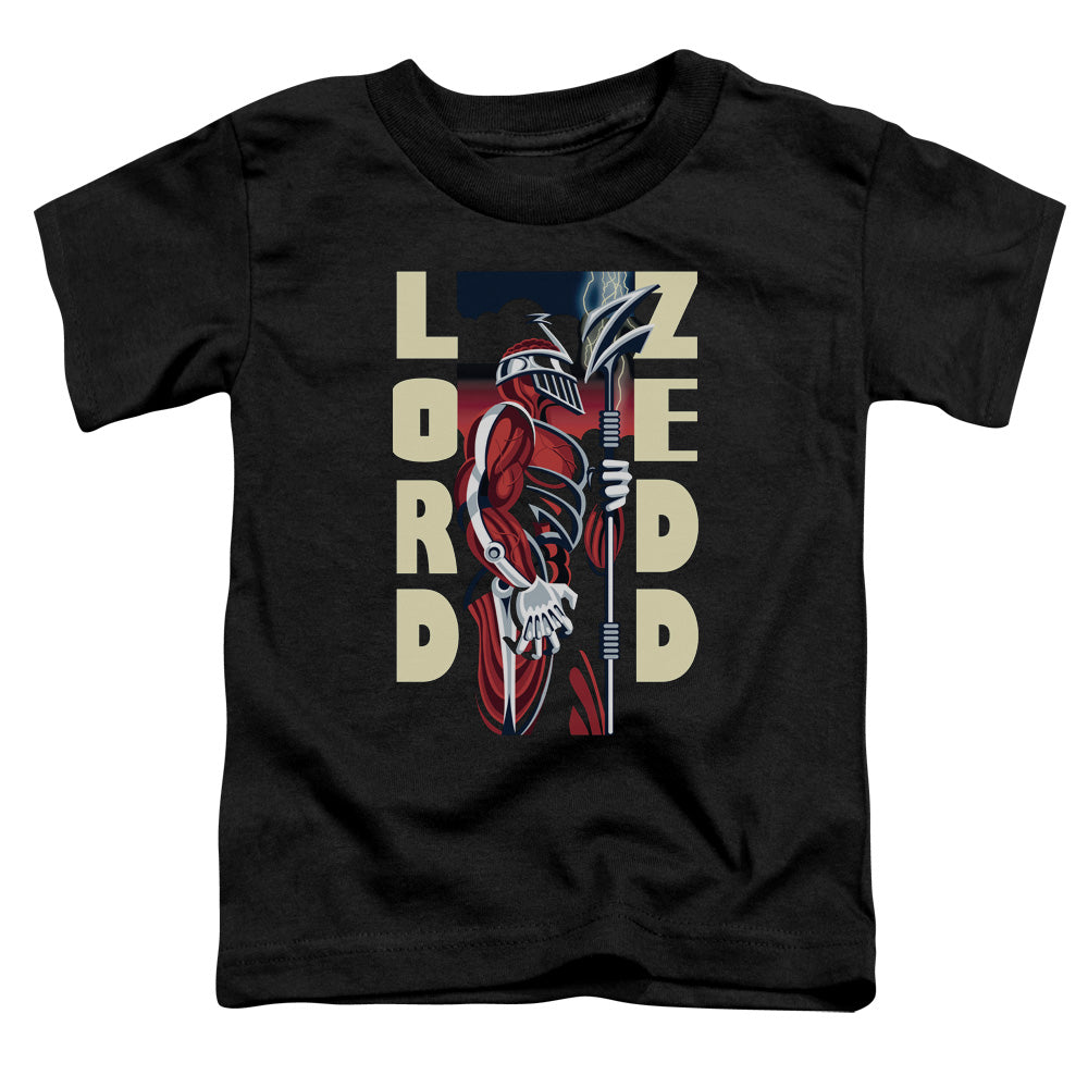 Power Rangers - Zedd Deco - Short Sleeve Toddler Tee - Black T-shirt