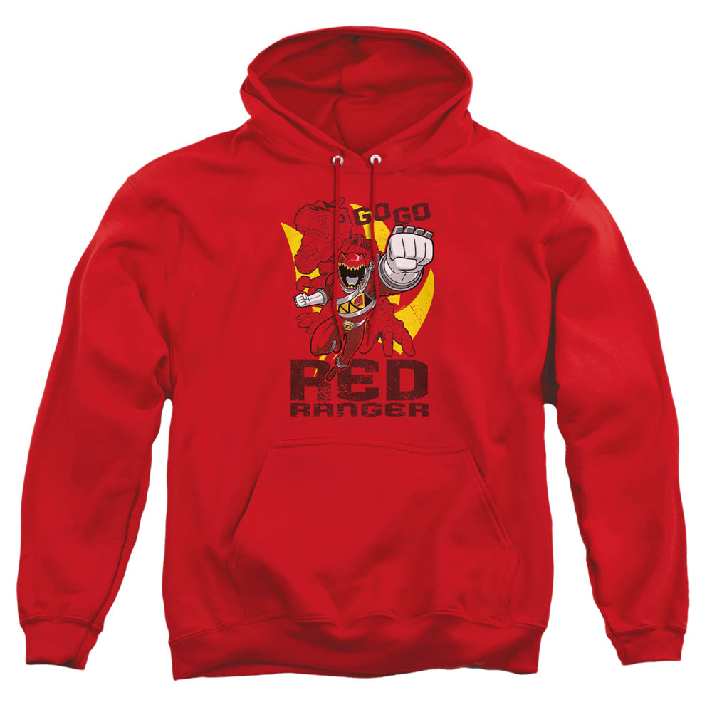 Power Rangers - Go Red - Adult Pull-over Hoodie - Red