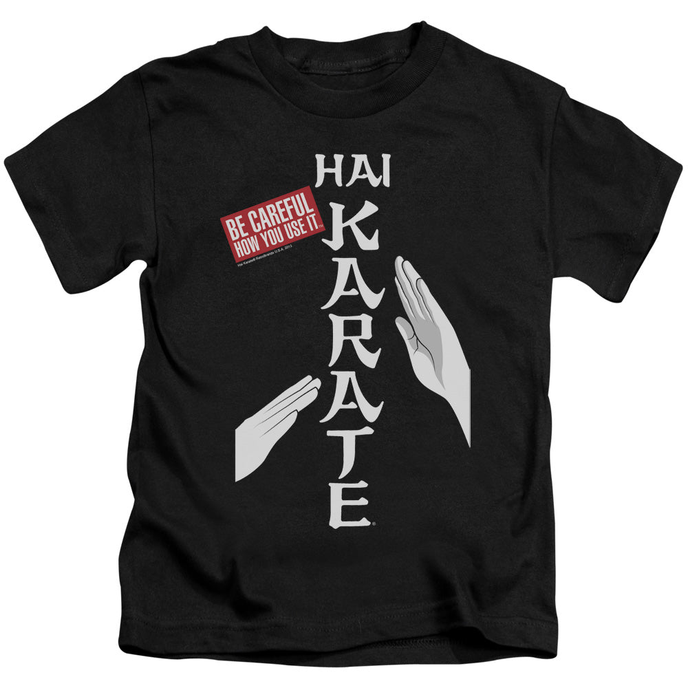 HAI KARATE BE CAREFUL - S/S JUVENILE 18/1 - BLACK - T-Shirt