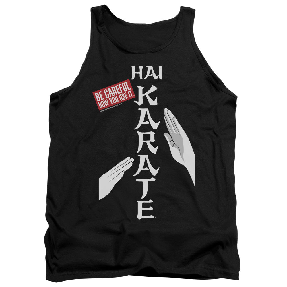 Hai Karate - Be Careful - Adult Tank - Black