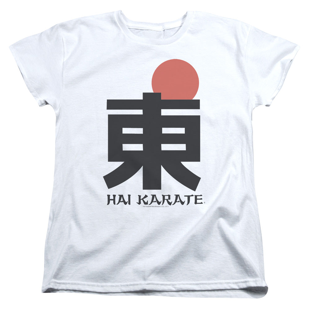 Hai Karate - Logo - Short Sleeve Womens Tee - White T-shirt