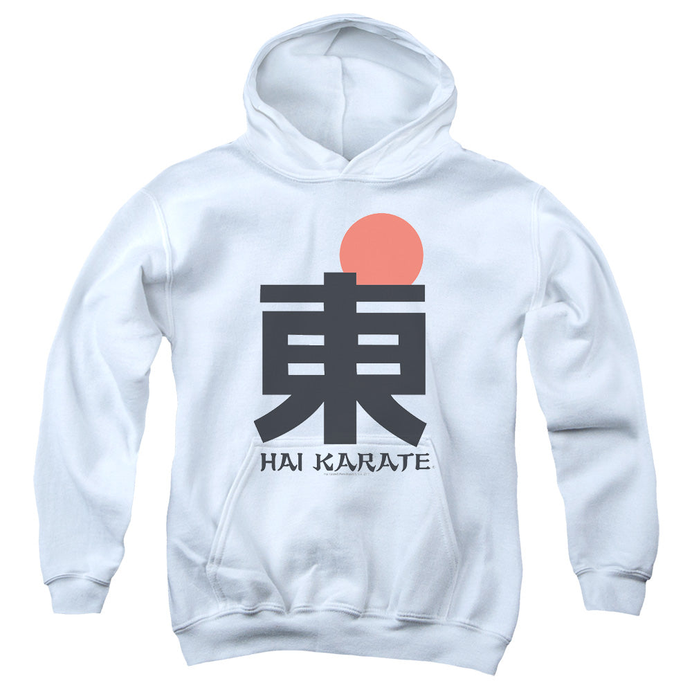 Hai Karate - Logo - Youth Pull-over Hoodie - White