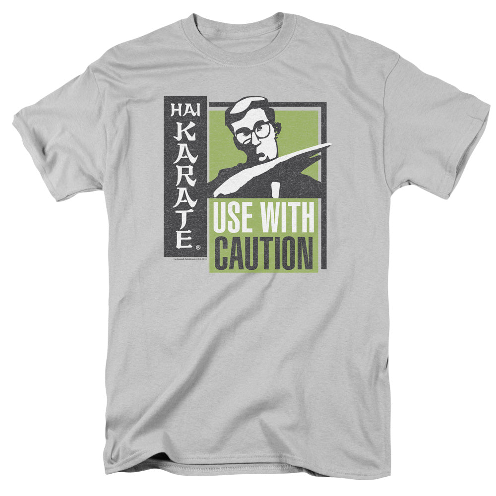 Hai Karate - Karate Chop - Short Sleeve Adult 18/1 - Silver T-shirt