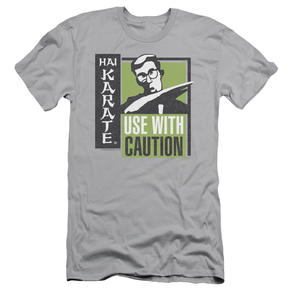 Hai Karate - Karate Chop - Short Sleeve Adult 30/1 - Silver T-shirt