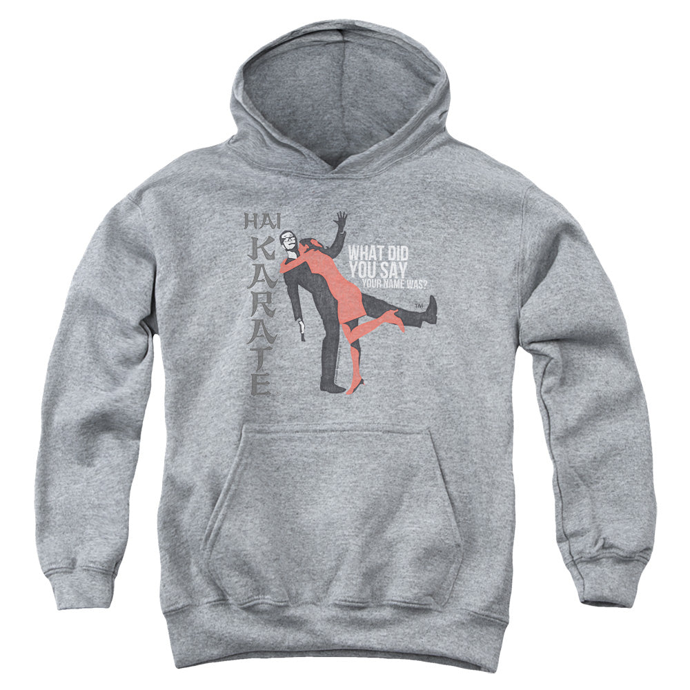 Hai Karate Name-youth Pull-over Hoodie - Heather
