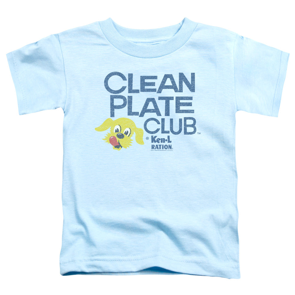 KEN L RATION CLEAN PLATE - S/S TODDLER TEE - LIGHT BLUE - T-Shirt