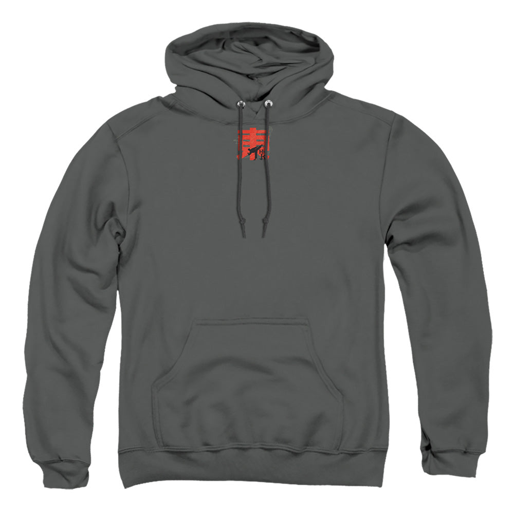 Hai Karate - Hk Kick - Adult Pull-over Hoodie - Charcoal
